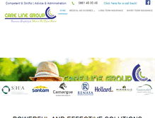 Tablet Screenshot of carelinegroup.co.za